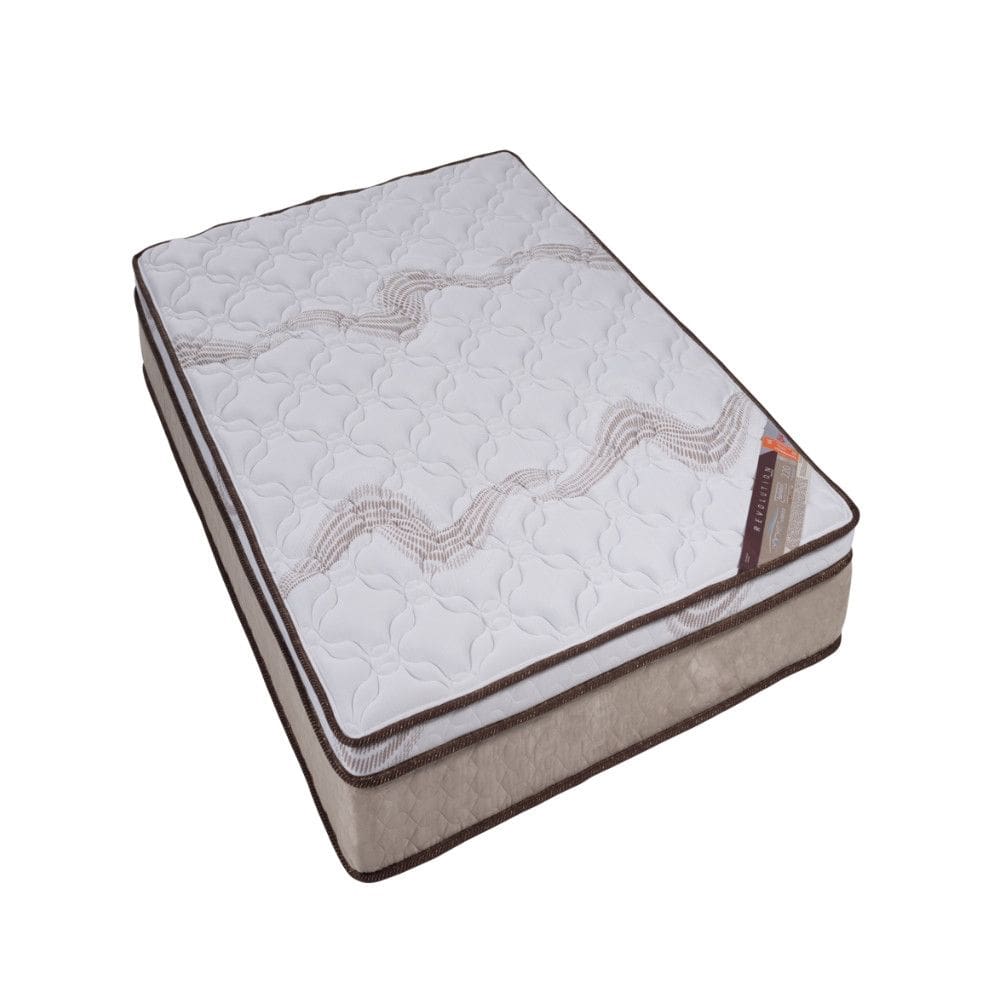 Colchao Casal 138cm Molas Ensacadas One Face Revolution Hibrido Castor