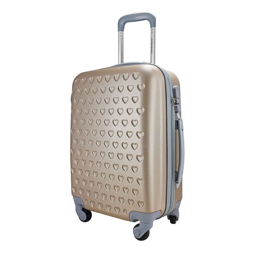 Mala de Bordo para Viagem Love Dourada - Jacki Design