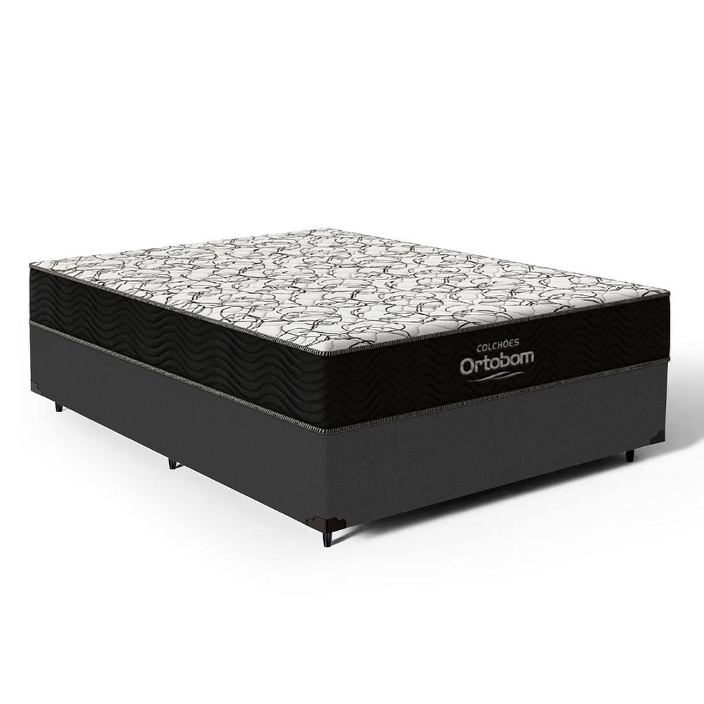 Cama Box com Colchão de Espuma D45 Ortobom Airtech 150 Casal