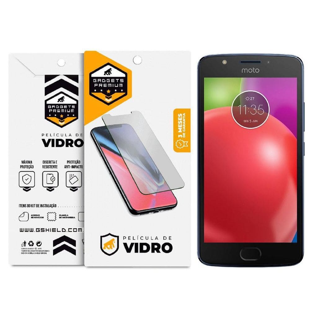 Película de Vidro Dupla para Motorola Moto E4 - Gshield