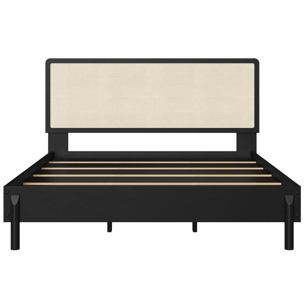 Cama Queen Artesano Palhinha Oslo 152cm Nero
