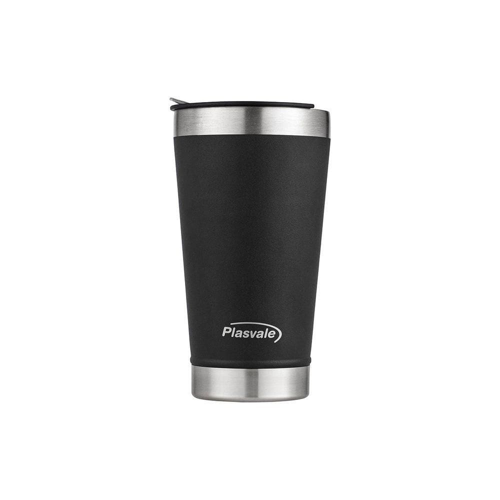Copo Térmico Com Tampa Abridor De Garrafa Preto