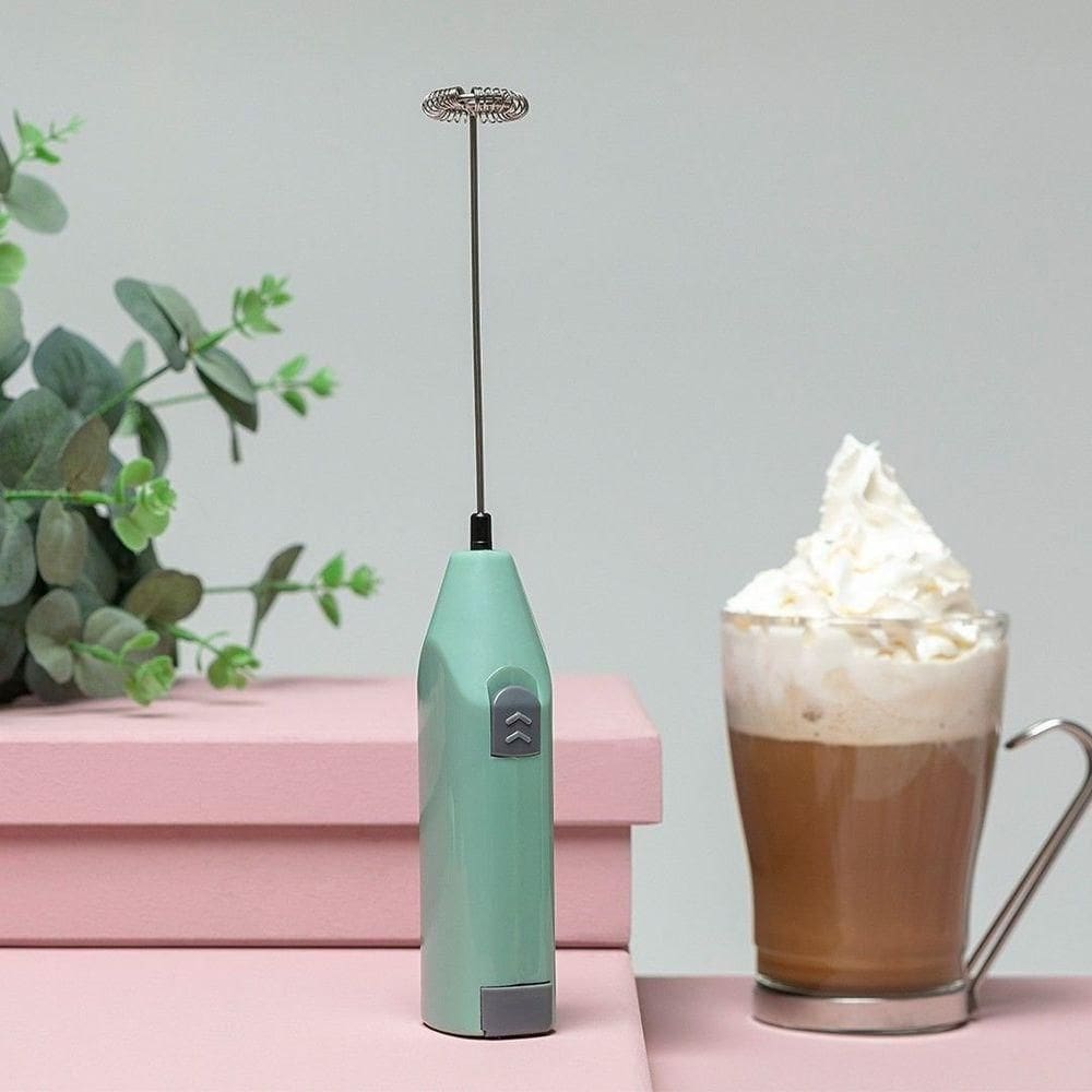 Mini Mixer Batedor De Bebidas Rosa