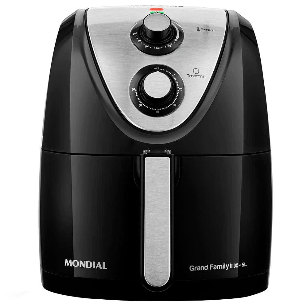 Fritadeira Eletrica Mondial Air Fryer Grand Family AFN-5 5L Timer 1900W