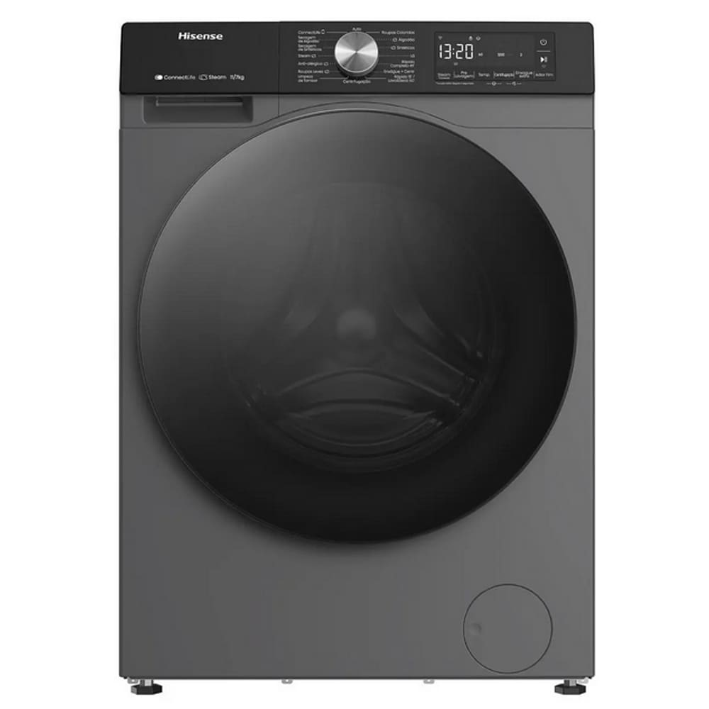Lava e Seca Hisense WD3S11 11Kg 127V 1400 RPM LED Titanium