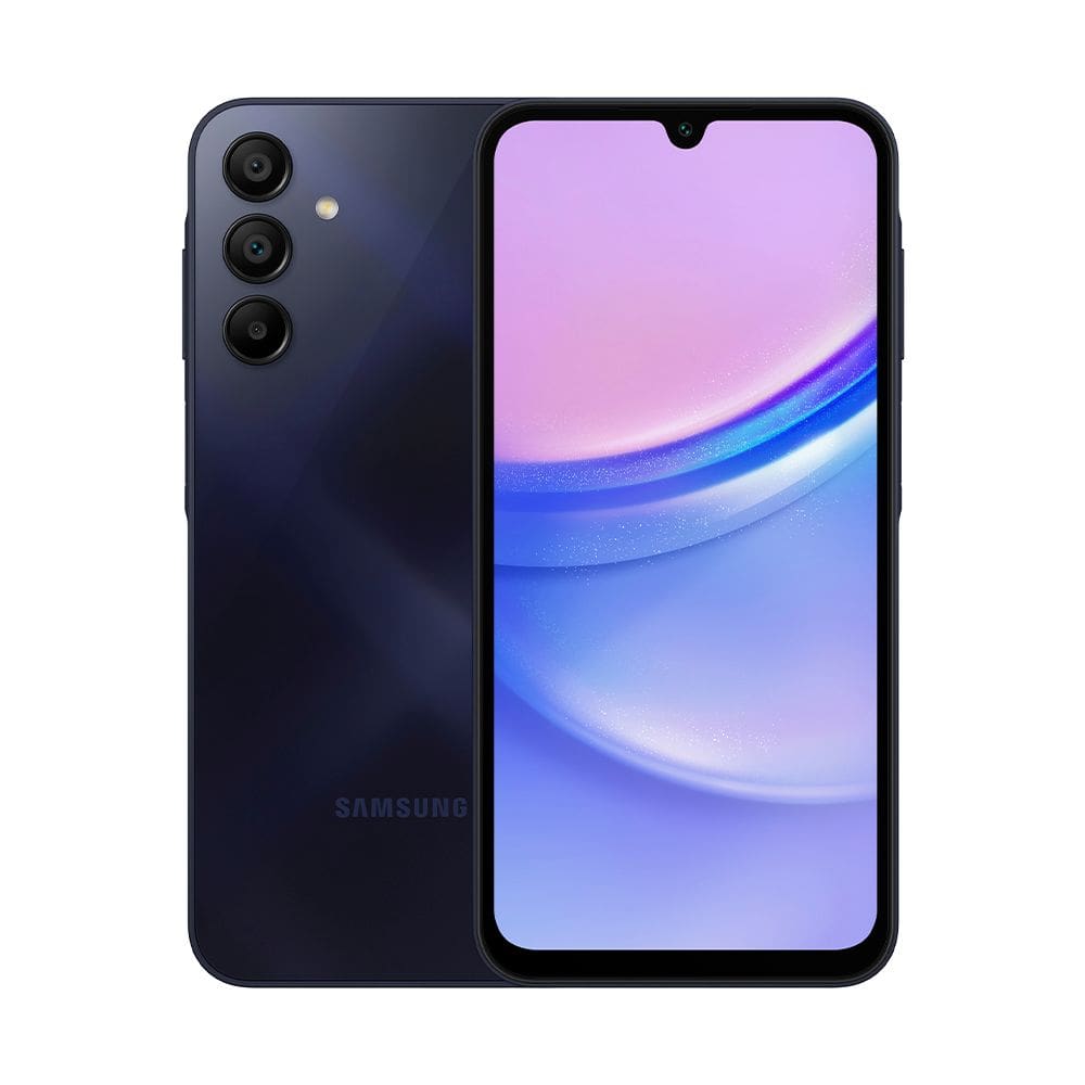 Smartphone Samsung Galaxy A15 4G 256GB 8GB RAM Tela 6,5” Câmera Tripla 50MP Frontal 13MP Azul Escuro