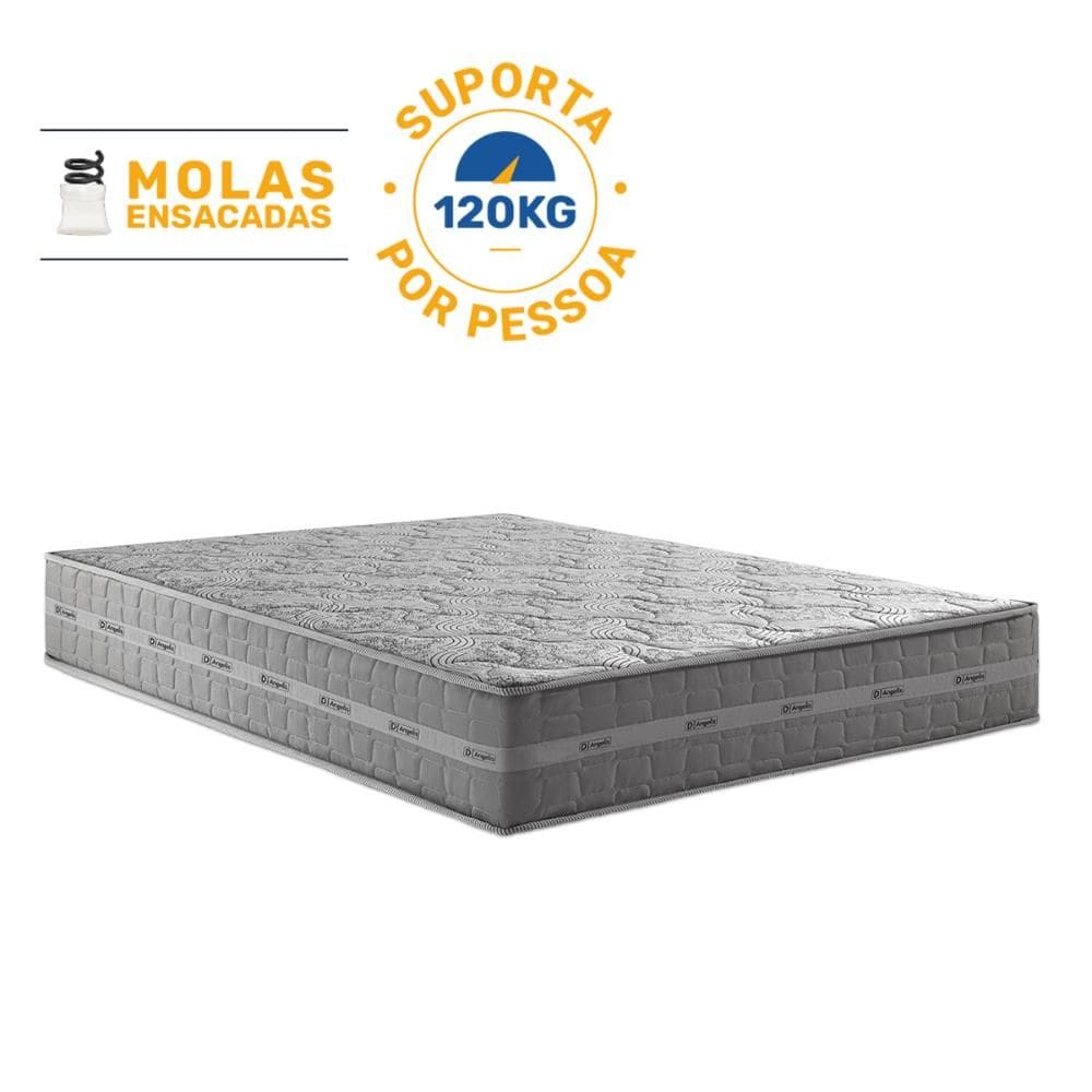 Colchão de Molas Ensacadas Ultra Spring D Angelis Casal 138cm