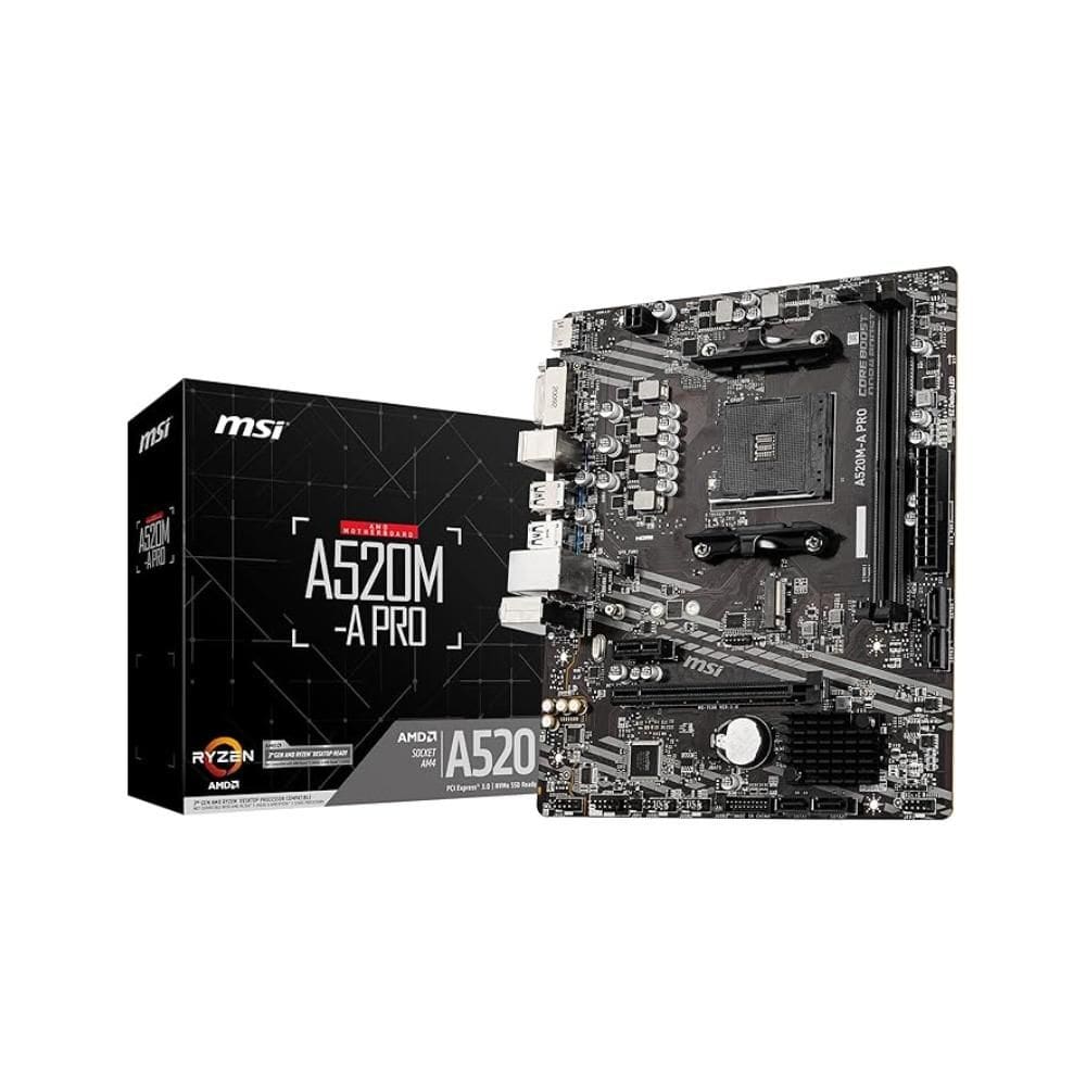 Placa Mae Msi A520M-A Pro DDR4