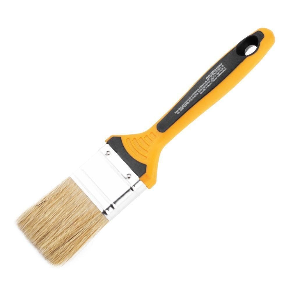 Trincha Pincel 2`` Verniz Cerdas Brancas Cabo Mtx