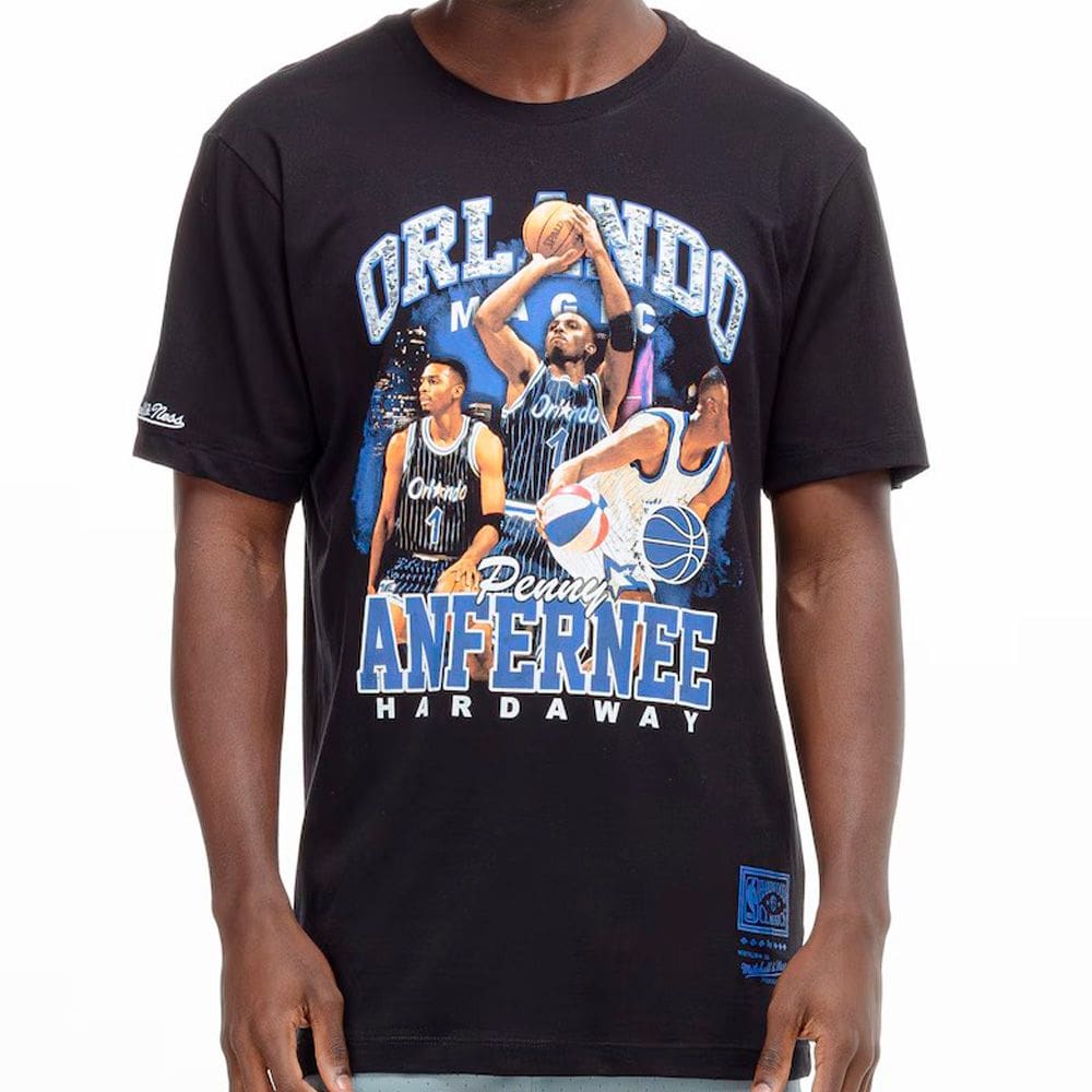 Camiseta Mitchell & Ness Masculina NBA Orlando Magic Hardaway