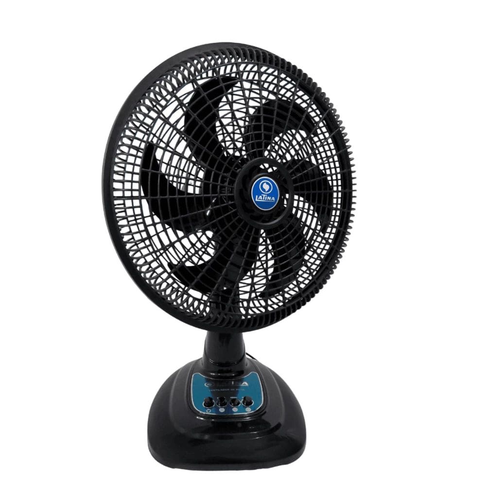Ventilador de Mesa Latina VO641, 40cm, 6 Pás, Oscilante, 60W, Silencioso, Com 3 Velocidades