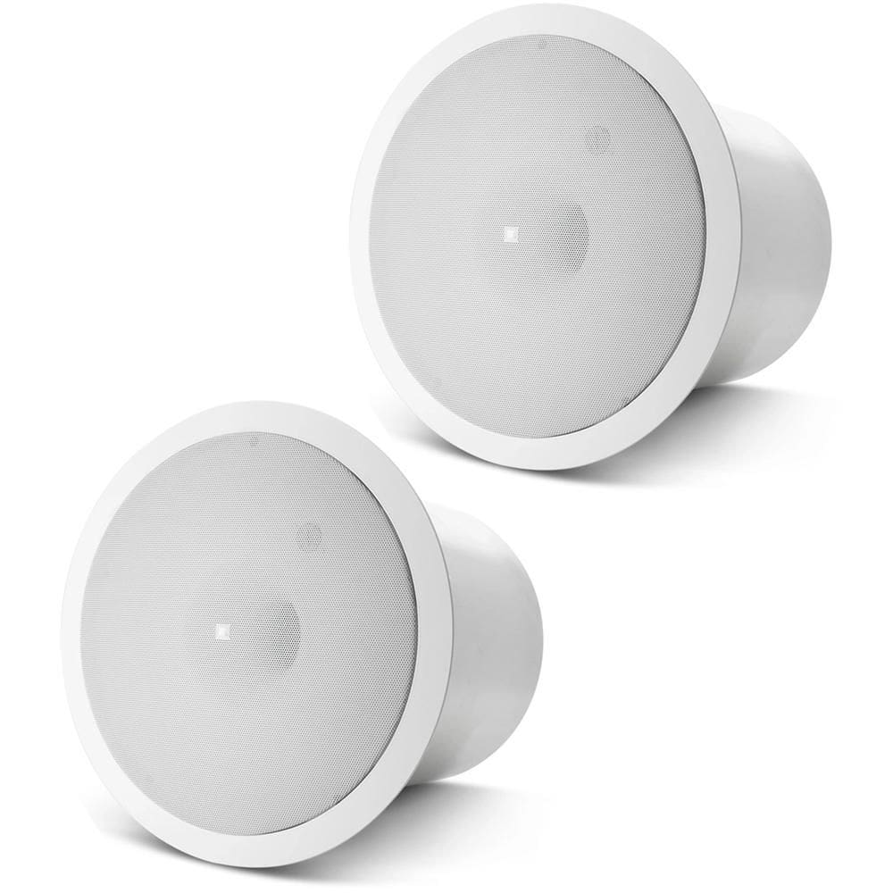 JBL Professional Control 19CST Par de Alto-Falantes Subwoofer de Teto 200W 8” Pol. 8 Ohms Branco