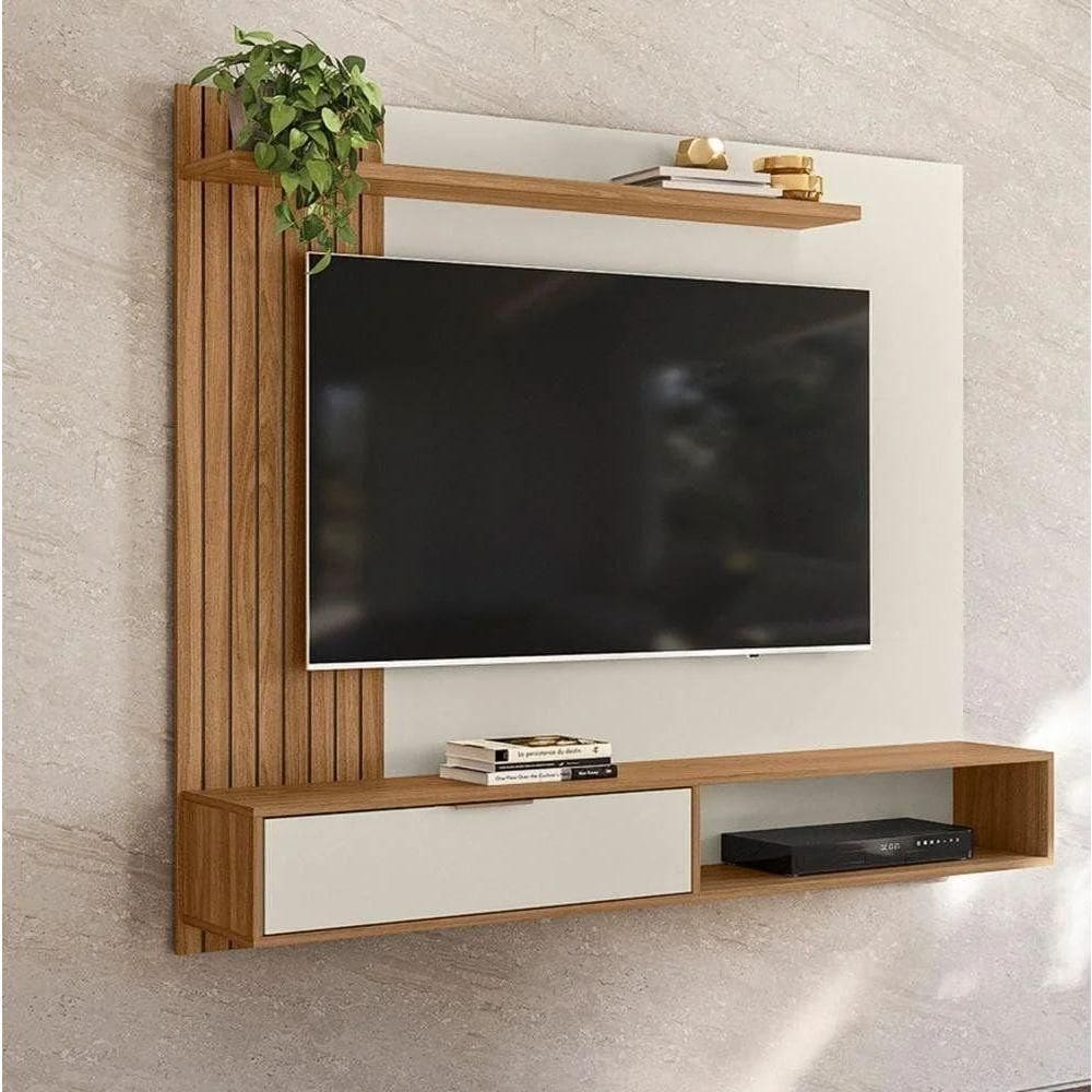 Painel Suspenso Berlim 160cm Nature/branco - Peternella