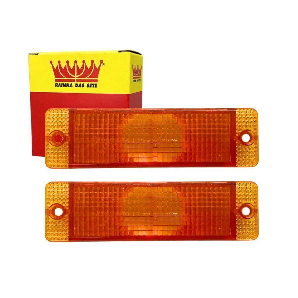 Par Pisca Dianteiro Amarelo Para Brasília Gol Quadrado Bx