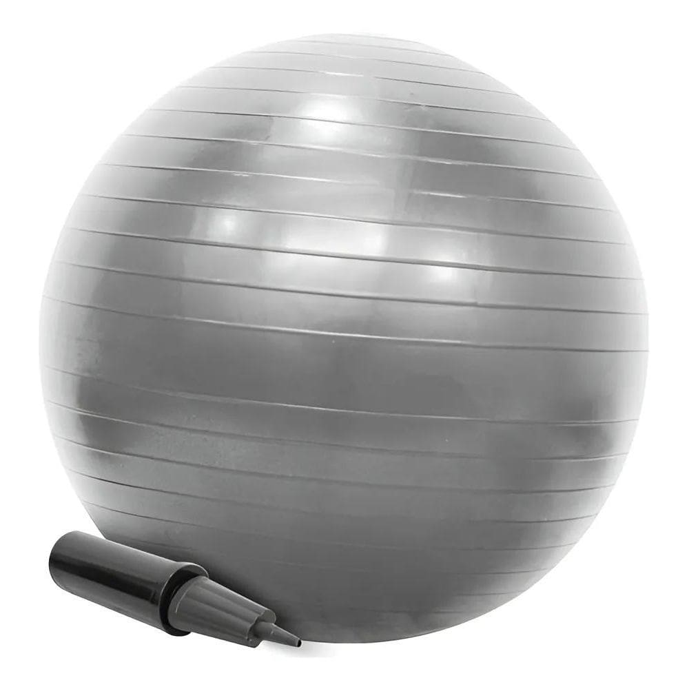 Bola Pilates Suíça 55Cm Com Bomba Yoga Abdominais 200Kg Cor