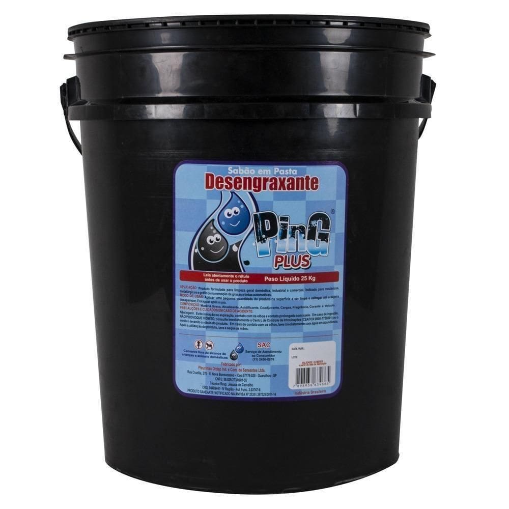 Pasta Desengraxante Em Barrica De 25 Kg - Ping Plus