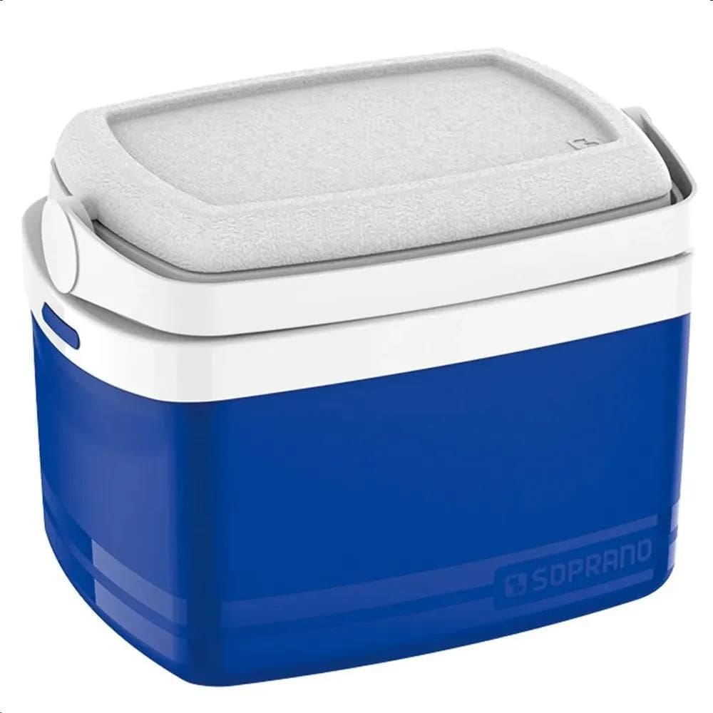 Caixa Cooler Termica Pequena Gelada Até 8 Hrs 5 Litros Azul