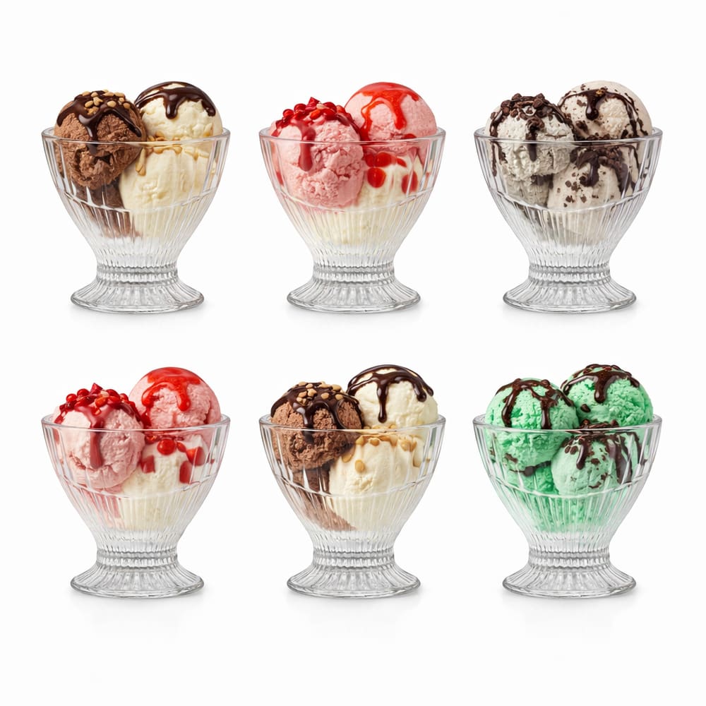 Jogo Com 6 Taças Para Sobremesa 180ml Latinos Casambiente