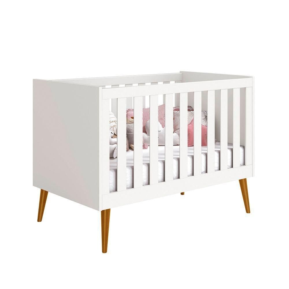 Berco Noah Retro Branco Fosco - Moveisaqui