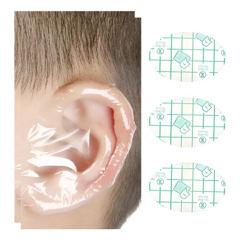 100 Protetores Ouvido Impermeável Bebê Touca Banho Natação T