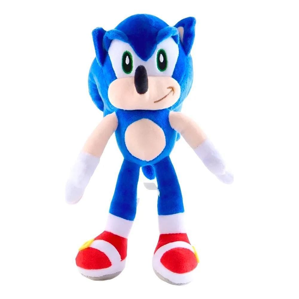 Boneco Pelúcia Turma Do Sonic Knucles Tails Shadow Amy Soni