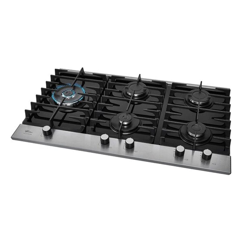 Cooktop 5 Bocas A Gas Vidro Preto Ultra - Fischer