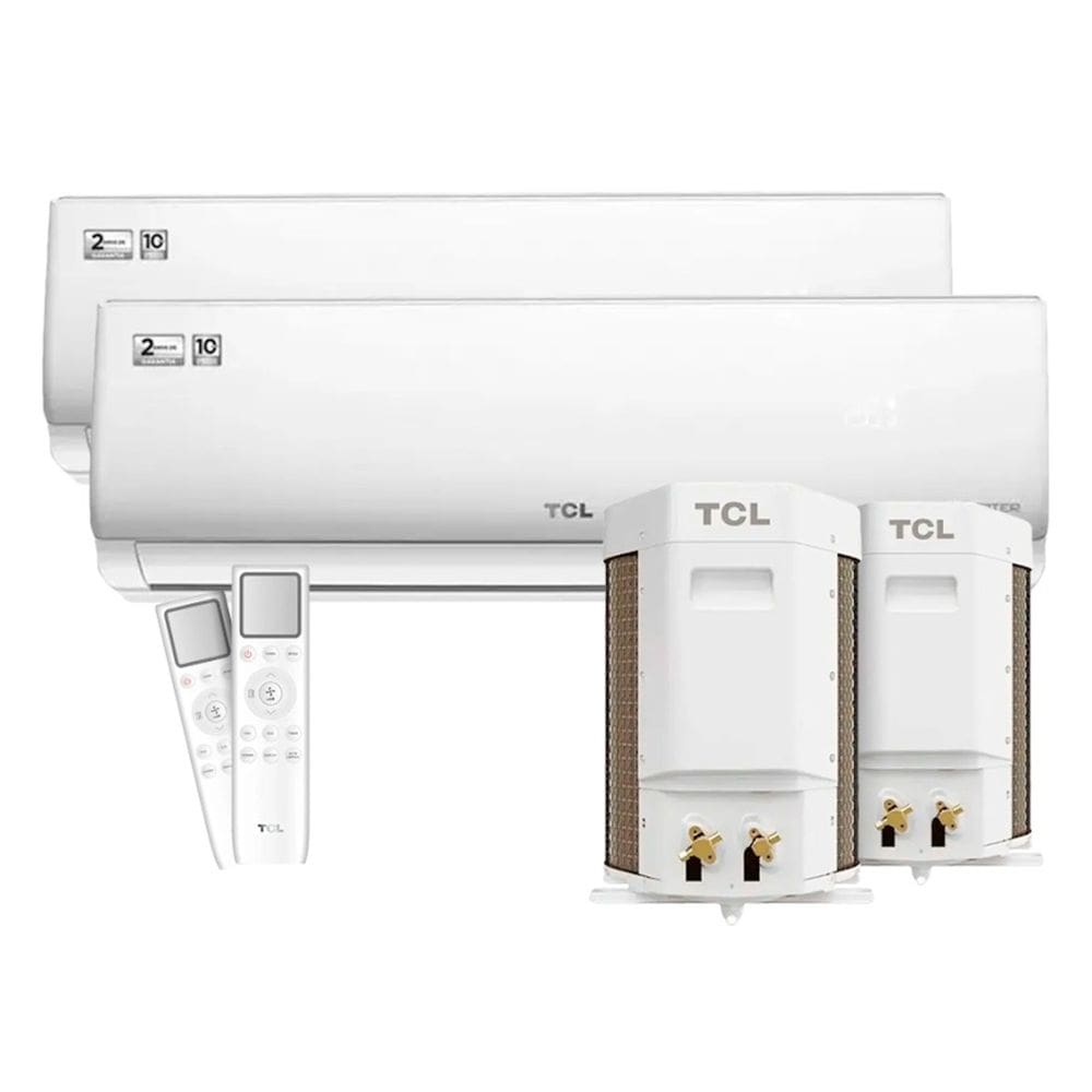 Combo de Ar Condicionado TCL Inverter TAC-09CGV-INV Elite GV 9000 Btus Branco 220V