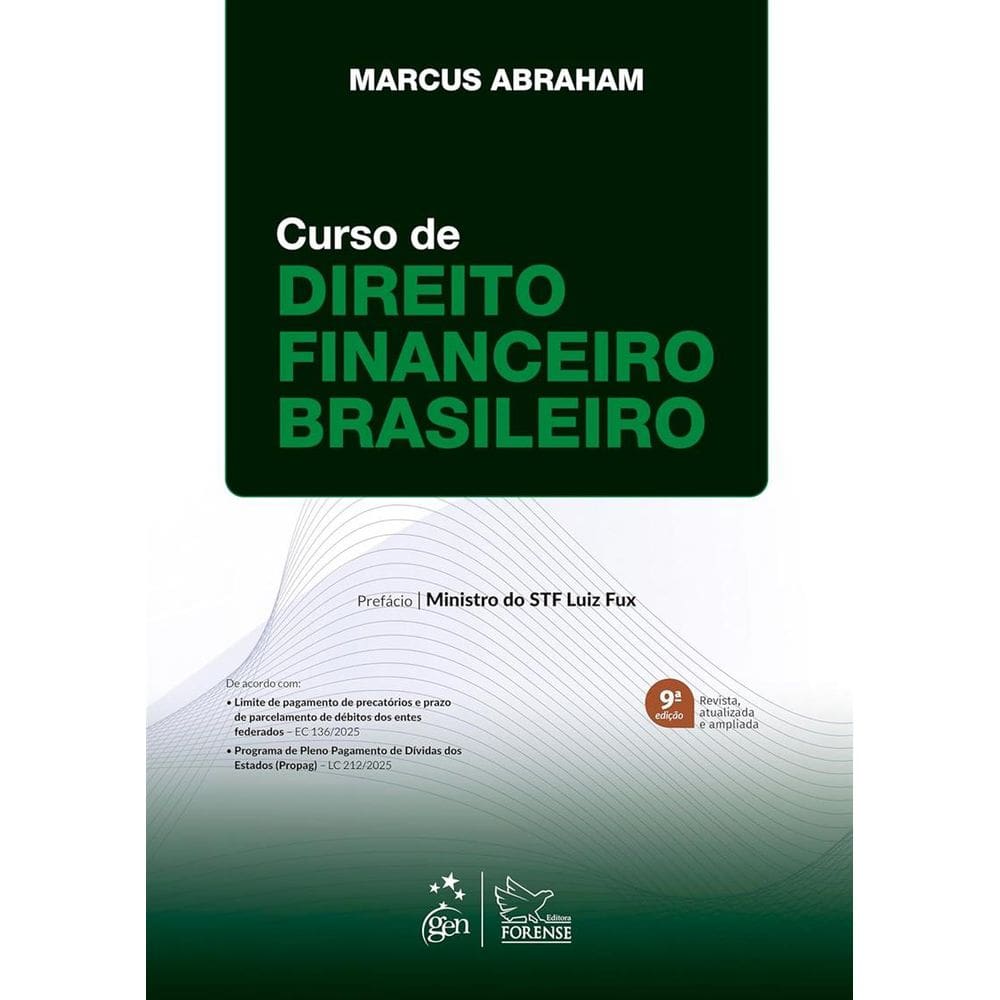 Curso De Direito Financeiro Brasileiro 9 Edicao 2026