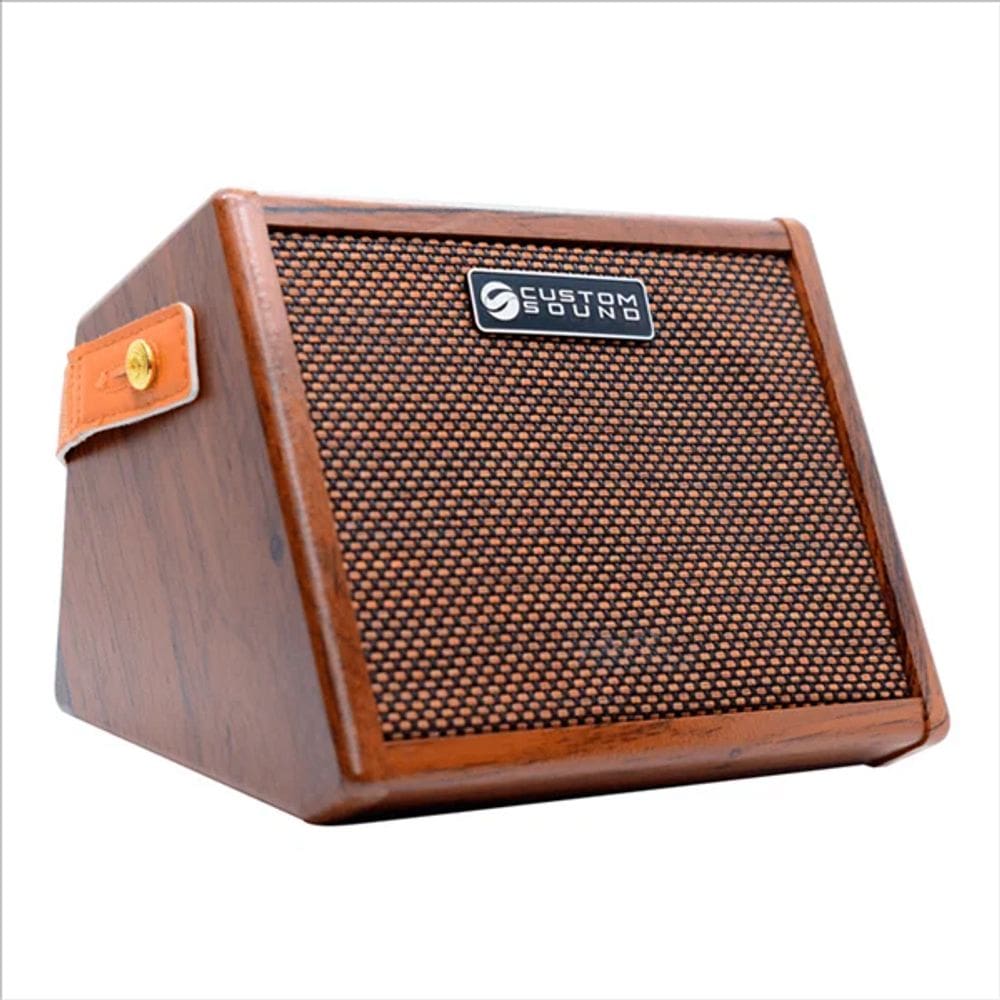 Caixa De Som Portatil Mini 15 - Custom Sound - Com Efeitos - Para Violão -