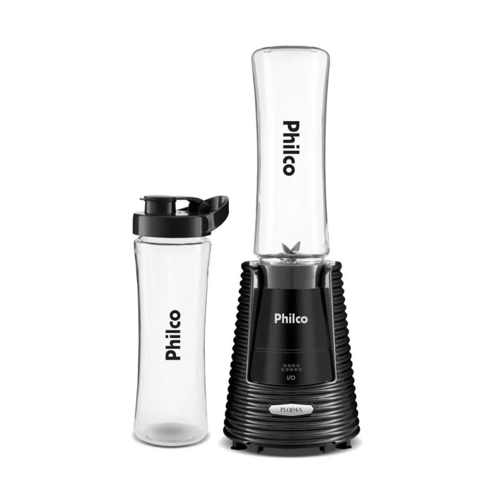 Liquidificador Philco PLQ04A Portátil 400w 2 Squeezes 600ml 4 Lâminas