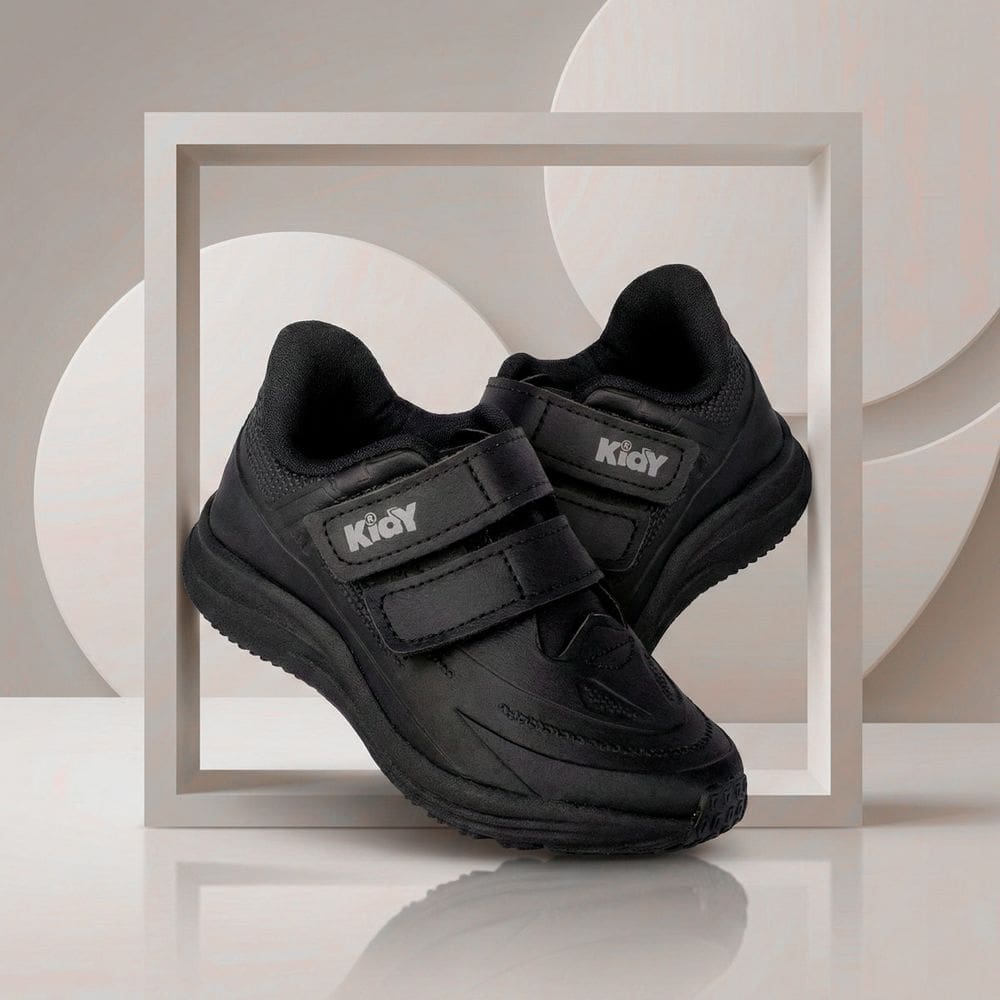 Tênis Infantil Kidy Super Conforto Respitec Preto