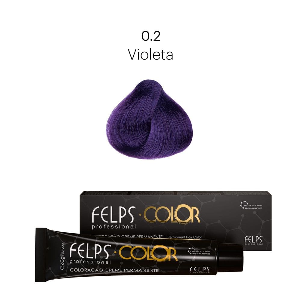 Coloração Profissional  Felps Color Violeta 0.2 - 60g