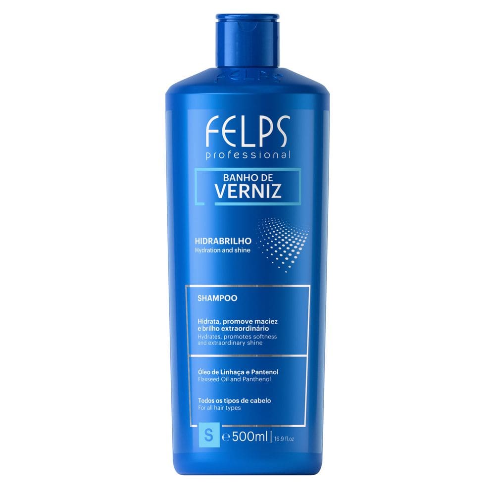 Shampoo Banho de Verniz Hidrabrilho Felps Professional - 500mL