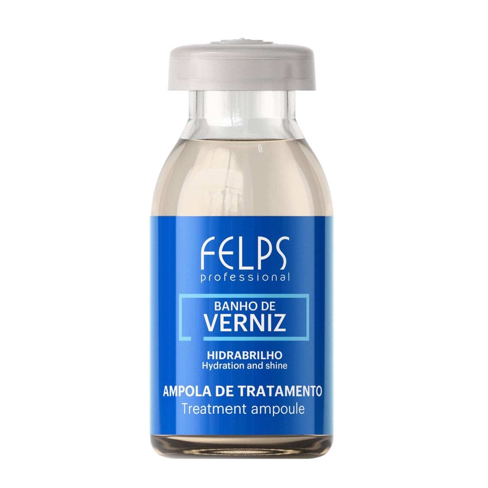 Ampola de Tratamento Banho de Verniz Hidrabrilho Felps Professional - 15mL