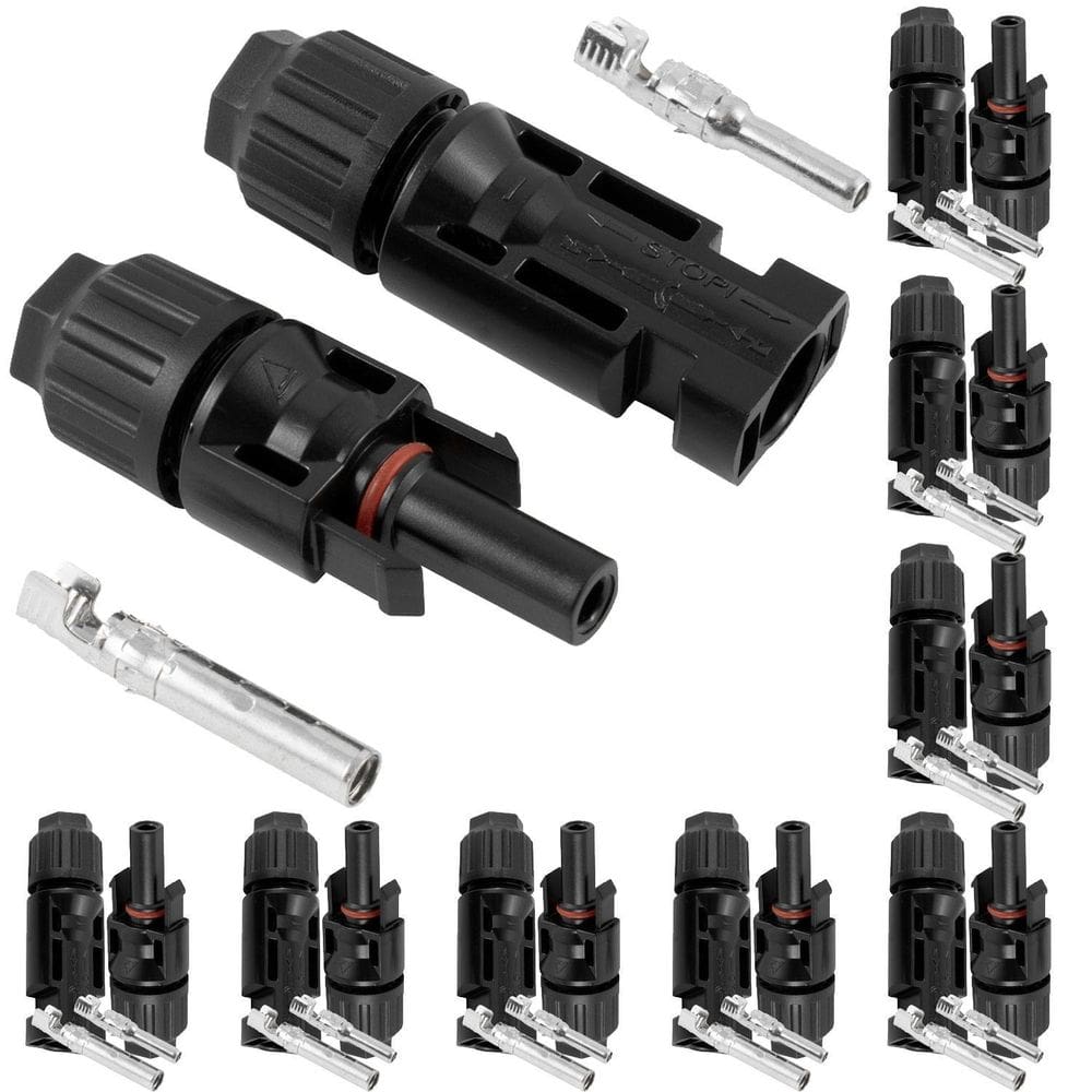 Conector Mc4 Para Sistema Fotovoltaico Painel Solar 10 Pares