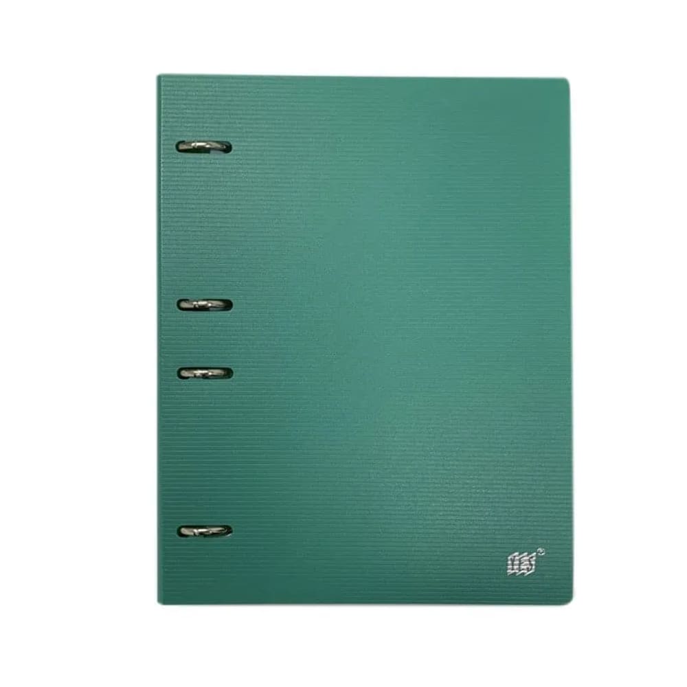 Fichário Argolado Colegial B5 Yes Verde Com Folhas e Divisórias - YES