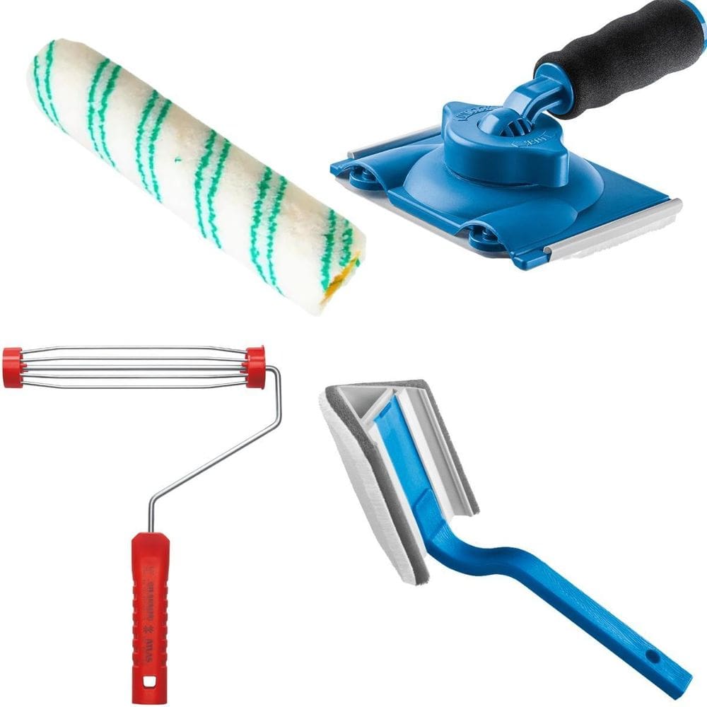 Pad + Pad 90 Cantos Recorte + Suporte Garfo 23Cm +Rolo 23Cm