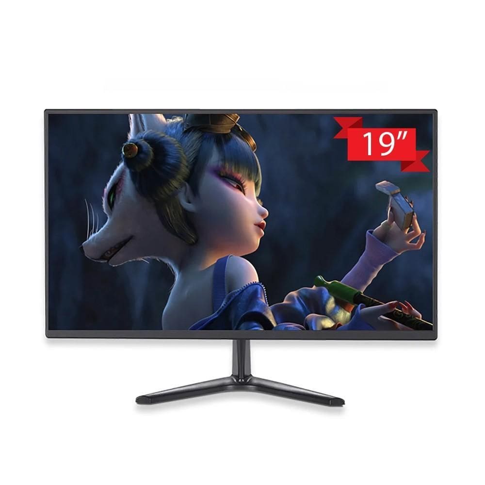 Monitor Bright 19” Office MT001 LED HH 60Hz 5Ms HDMI E VGA