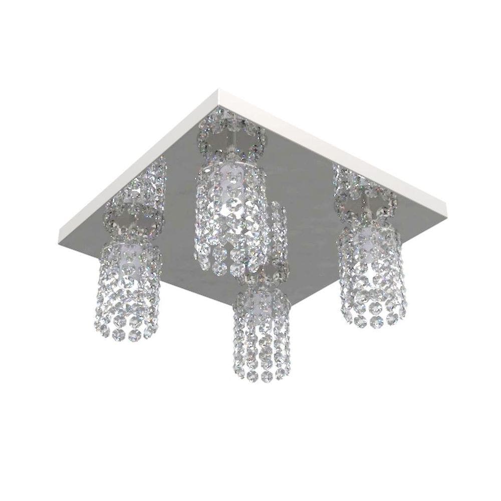 Plafon de Cristal  30X30cm Mesa Balcão