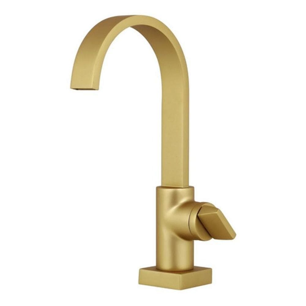 Torneira Para Banheiro Bica Alta - Dourada - Dourado