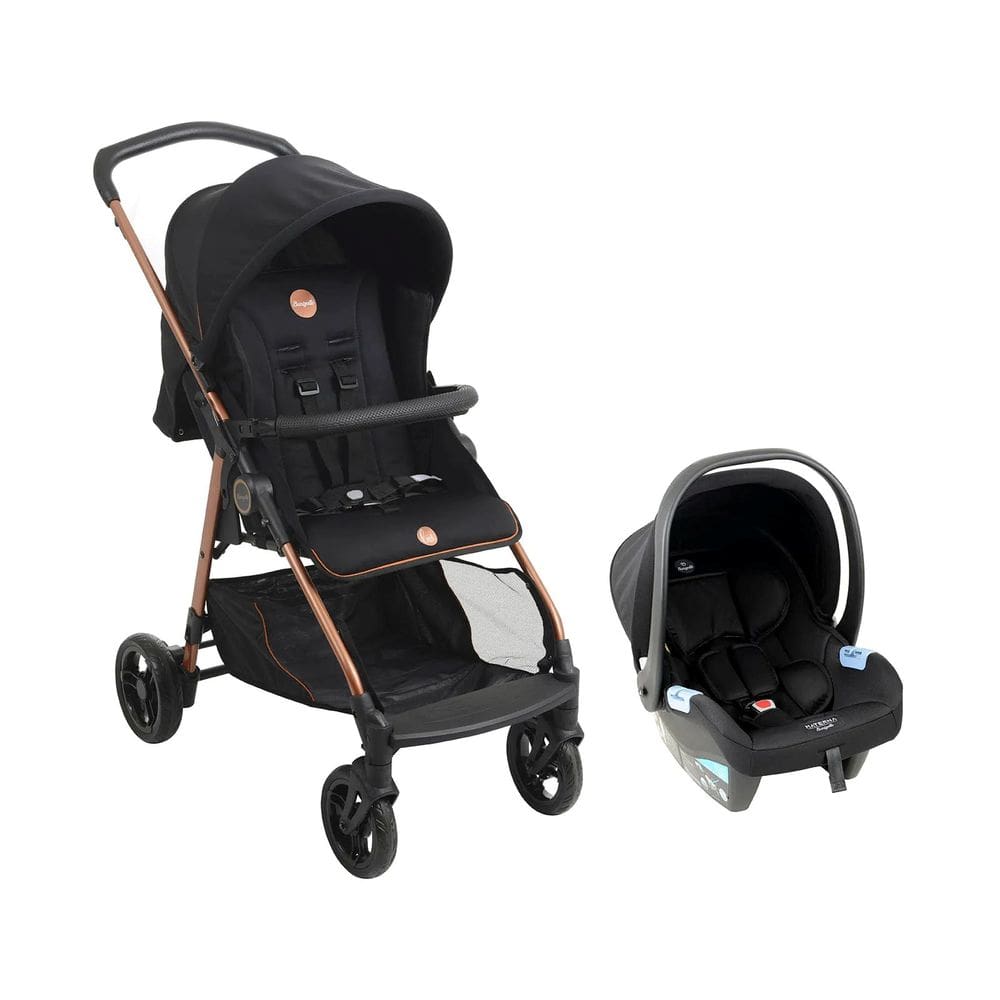 Travel System Lui 22 Preto Cobre Burigotto