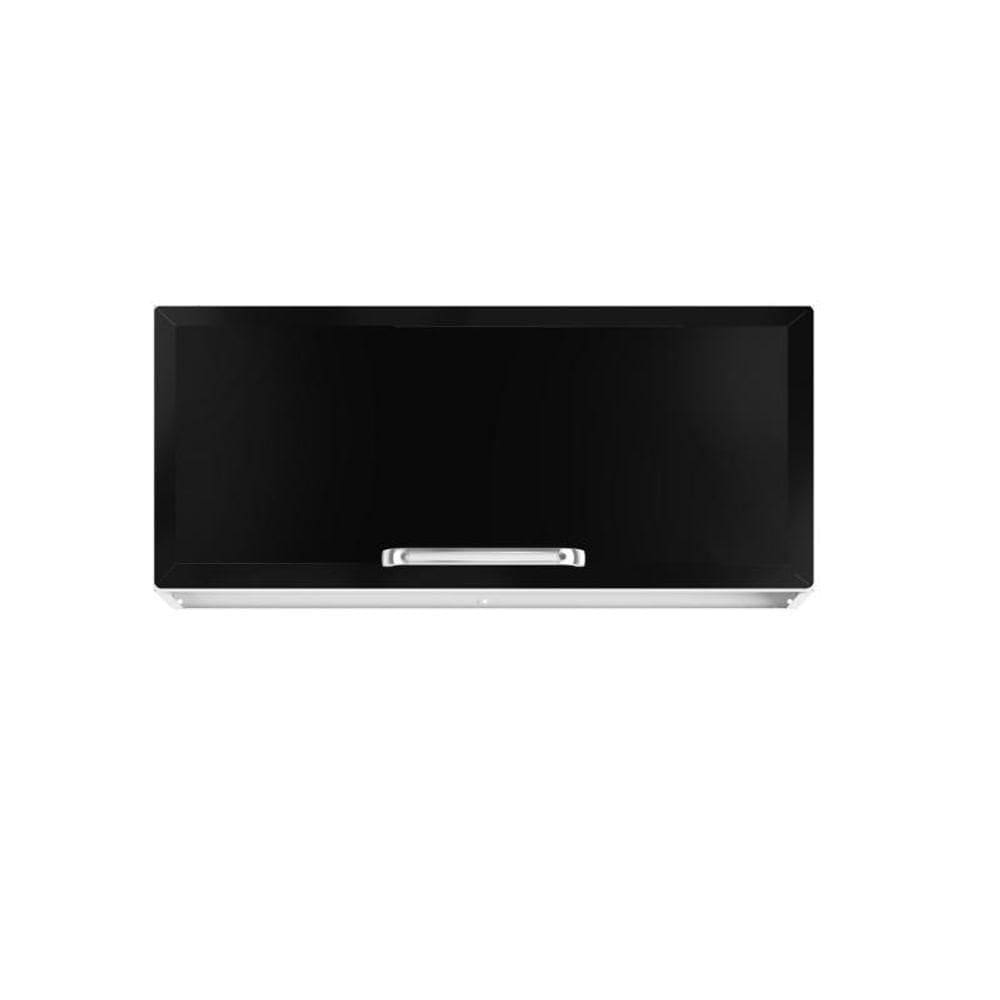 Armário Aéreo Itatiaia Tarsila - 1 Porta Horizontal - Preto