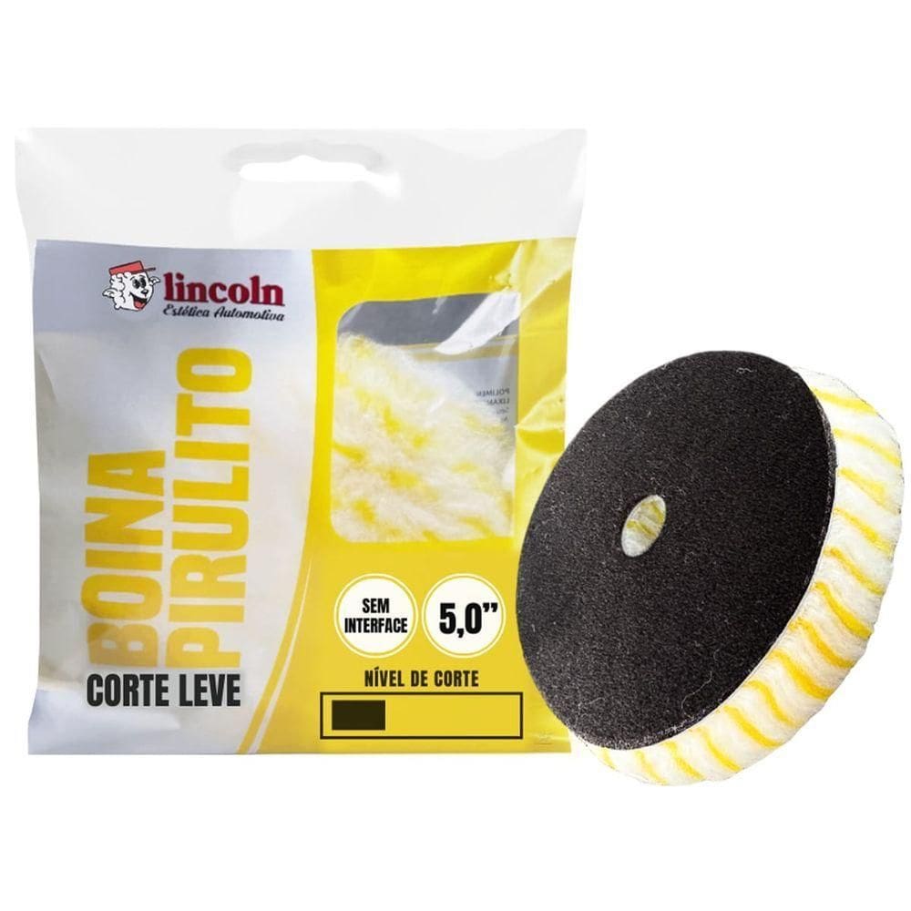 Boina 5,0 Pirulito Corte Leve (listra Amarela) Sem Interface