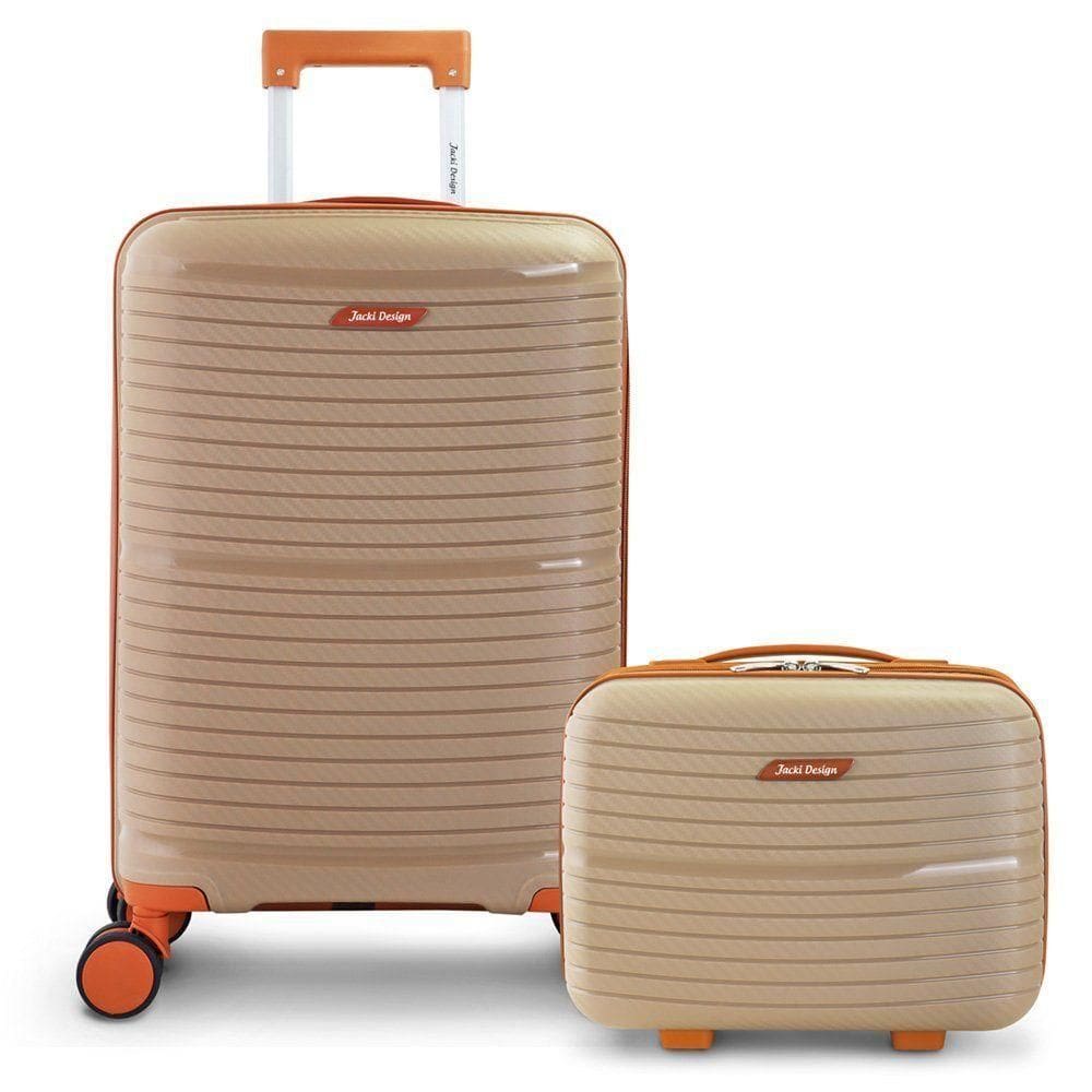 Kit Viagem 2 Pçs - Mala De Bordo E Frasqueira De Viagem Vintage