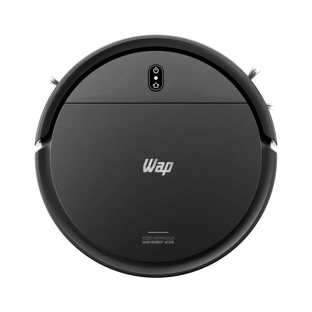 Aspirador Robô de Pó Robot W310, com base carregadora, Bivolt, Preto, WAP