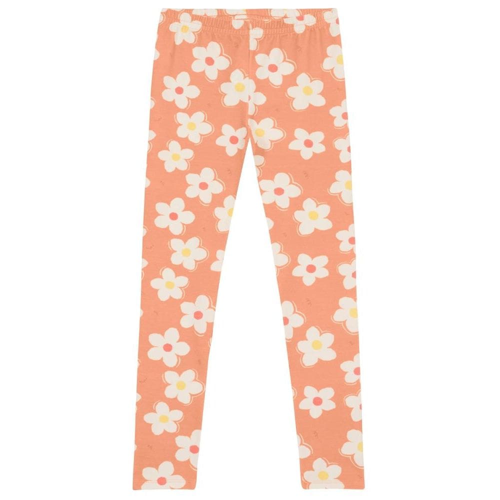 Calça legging infantil menina floral em cotton Brandili
