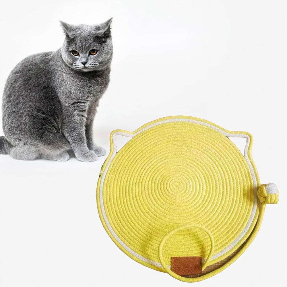 Arranhador Tapete Caminha Pet Gato Rasqueavel Brinquedo Animais Estimaçao Relaxante Confortavel Casa Divertido