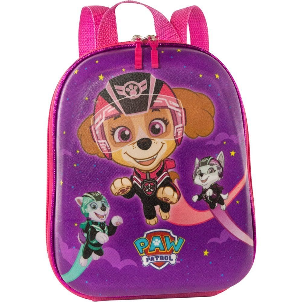 Mochila Escolar Infantil Rigida Patrulha Canina Tamanho P