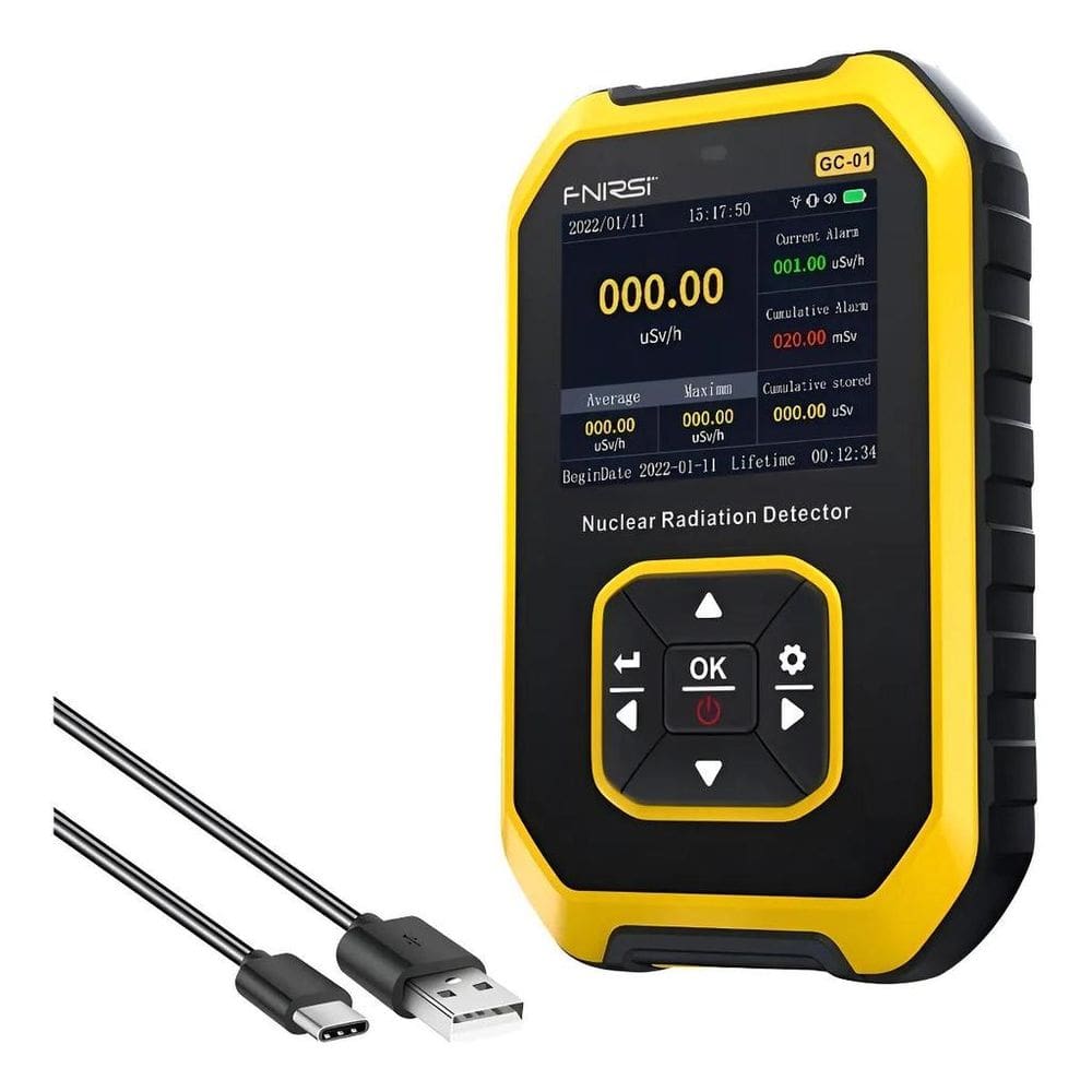 Medidor Dosímetro Detector Radiação Geiger Fnirsi Lcd Gc-01