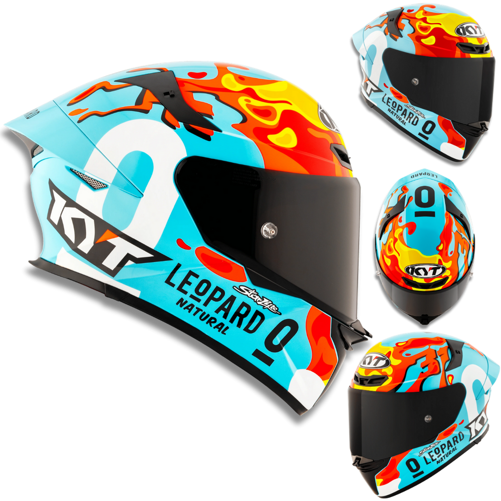 Capacete KYT TT Revo Leopard Aragon